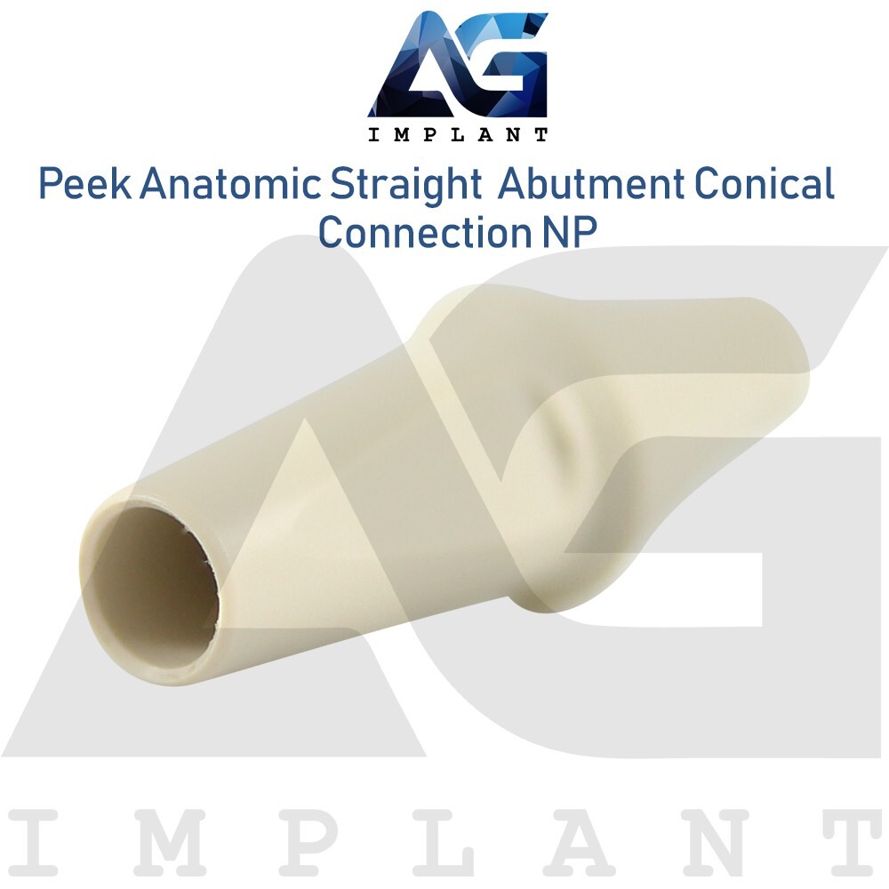 5 Peek Temporary Anatomic Straight Prosthetic System NP Conical Connection