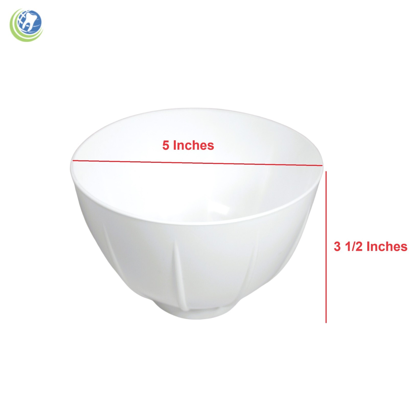 Dental Lab Hygienist Plastic Flexible Mixing Bowl & Spatula Kit Disposable