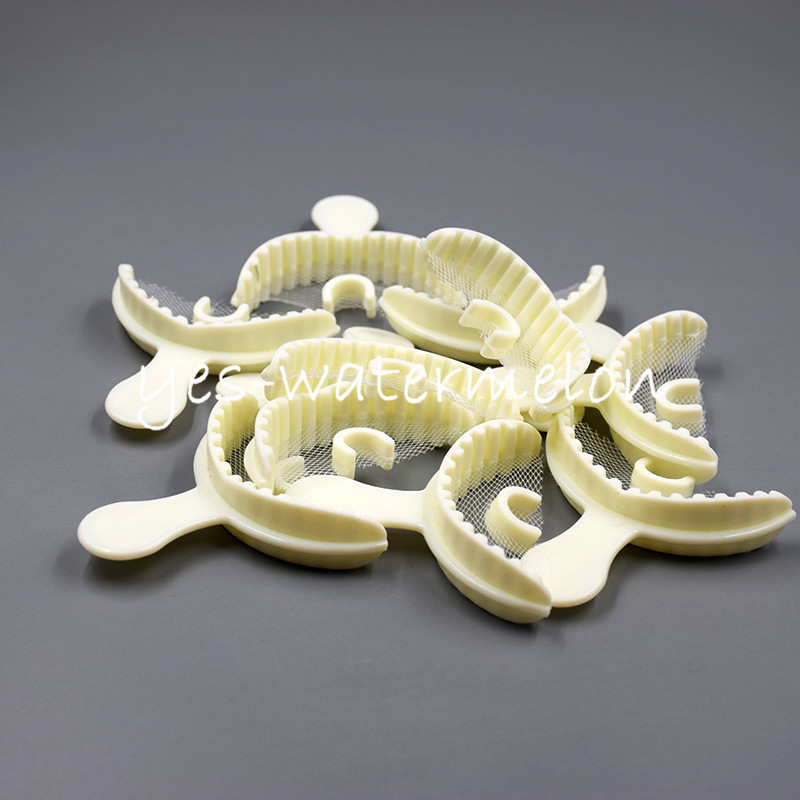 Anterior Bite Registration Tray Dental Disposable Triple Trays 50 Pcs/Pack