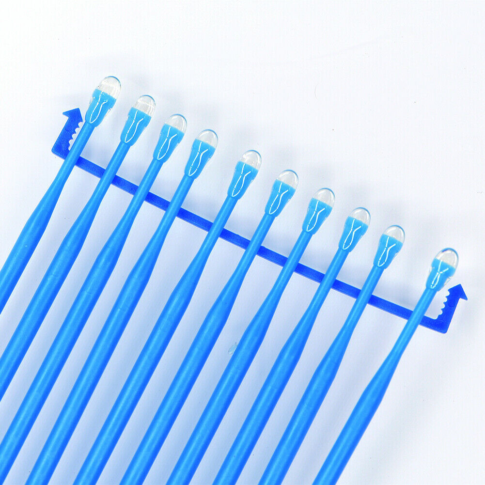1 Kit 20 Pc Dental Veneers Teeth Stick Adhesive Rod For Inlay Crowns Refill Blue