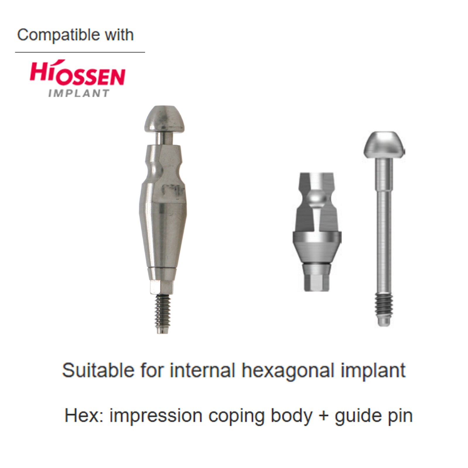 US Hiossen ET Transfer Impression Coping Open Closed Tray Standard Mini Platform