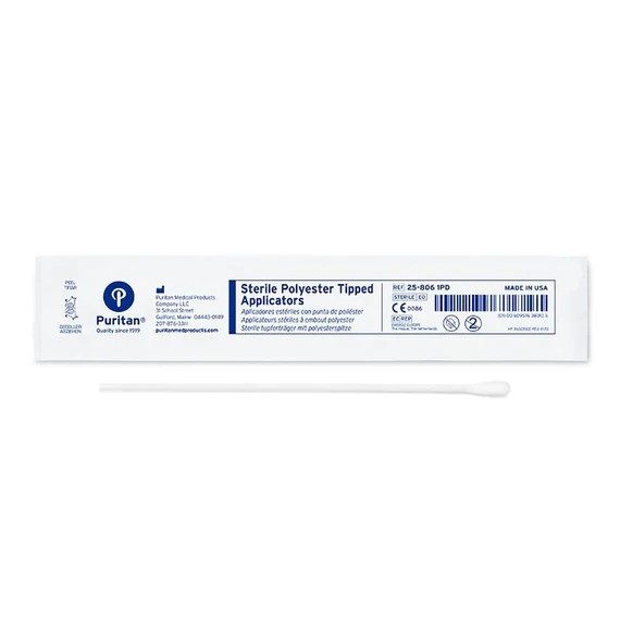Puritan Sterile Polyester-Tipped Applicators 25-806-1PD 6″ (15cm) – Pack of 100