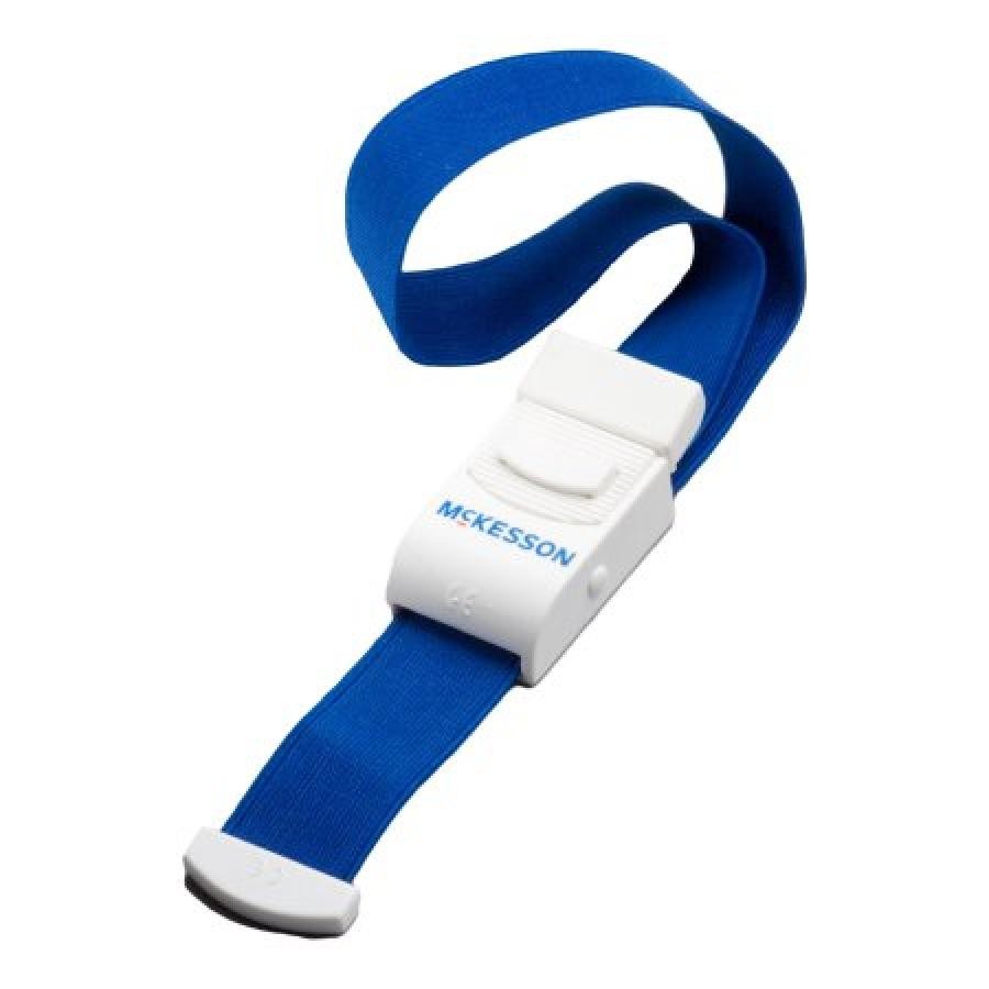 McKesson Tourniquets Blue Synthetic Silk and Terylene Quick Release 12 Count