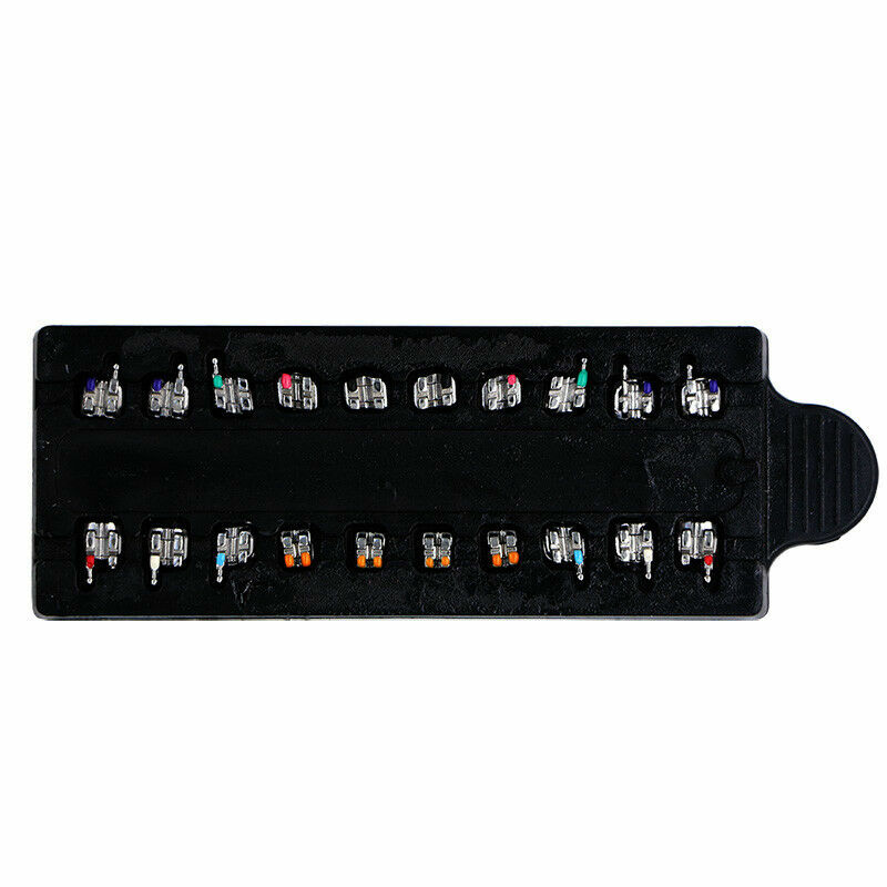 CE 5 Kits Orthodontic Dental Metal Brackets Brace Roth 018 with 345 hooks