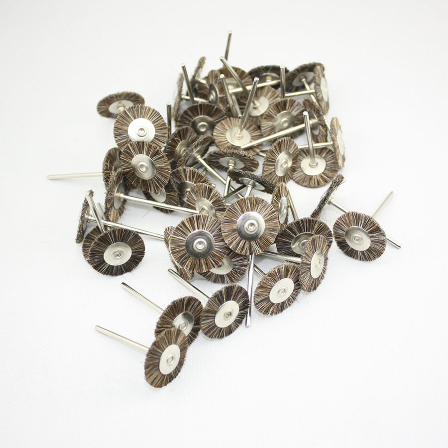 50 PCS New Dental Buffing Polishing Polisher Wheel Brush Dentist Lab Equipment