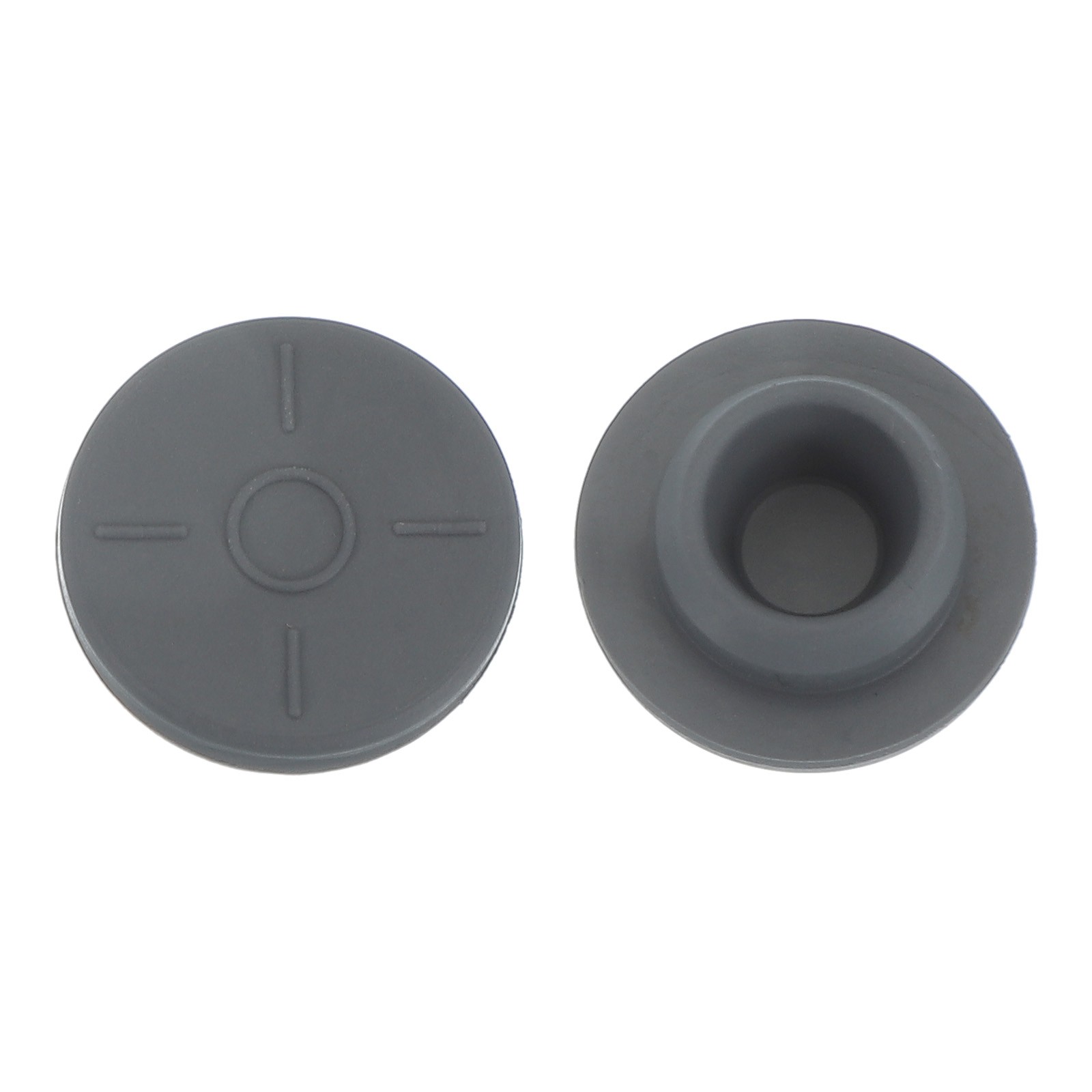 Synthetic Filter Paper Stickers and 20mm Vial Rubber Stoppers, 64 Set