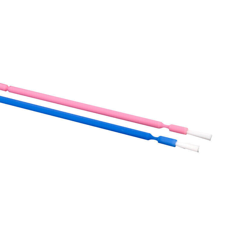 100Pcs/Bag Dental Micro Applicator Brush Bendable Long Shank Tips Pink/Blue