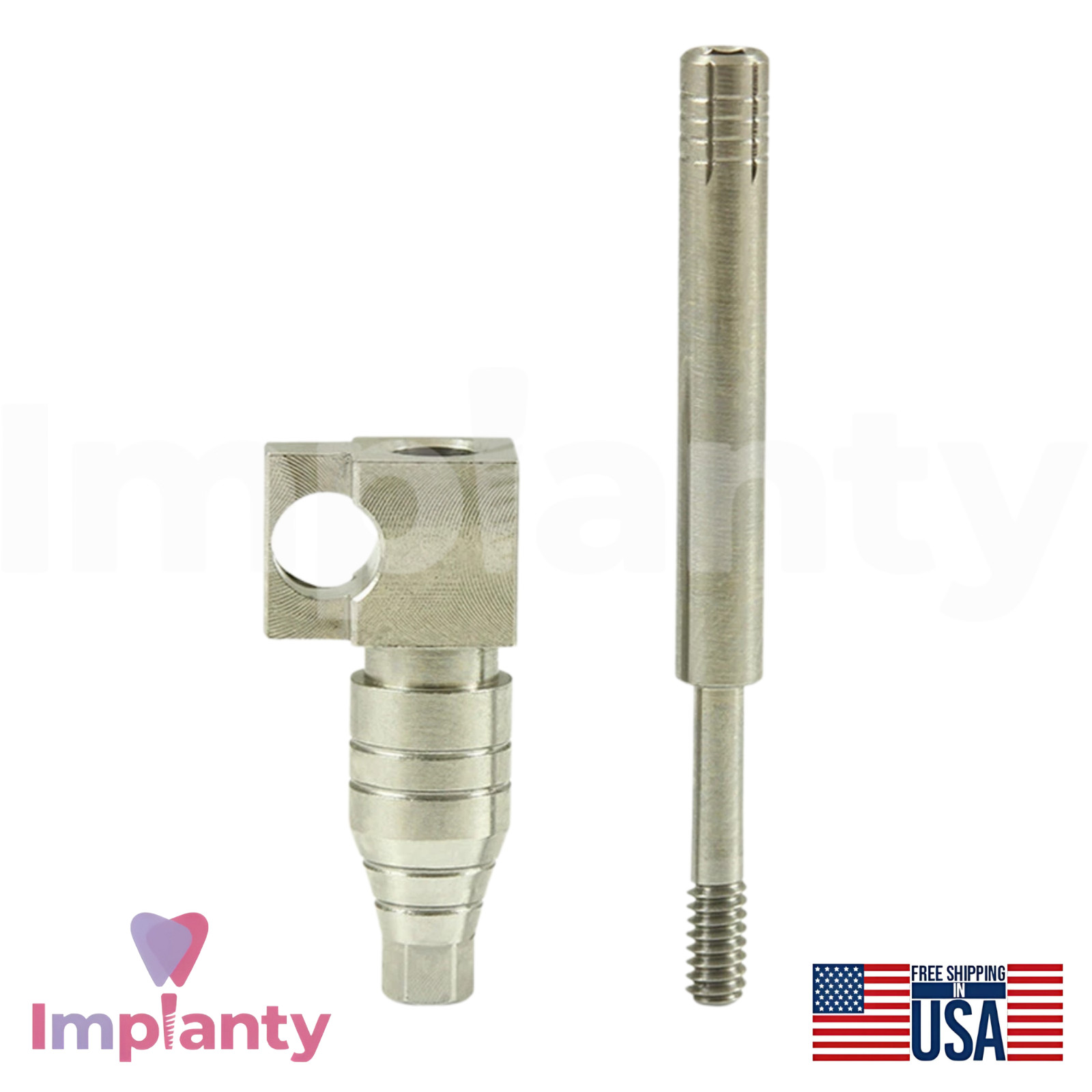 5x 0sstem TS Compatible Mini Platform 2.1mm Open Dental Transfer with Hex