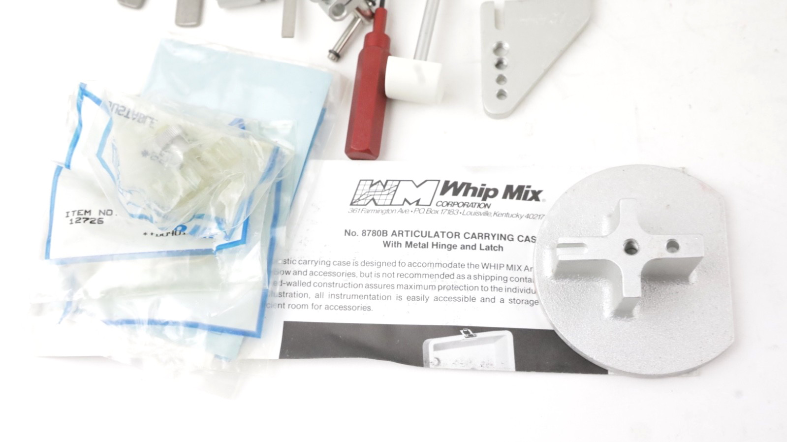 Whipmix 8780B Adjustable Dental Articulator with Case & Keys – Fast Ship!