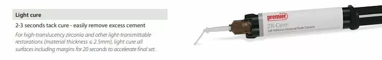 Premier Dental NexTemp Clear and Opaq Temporary Resin Cement 5ml Automix Syringe