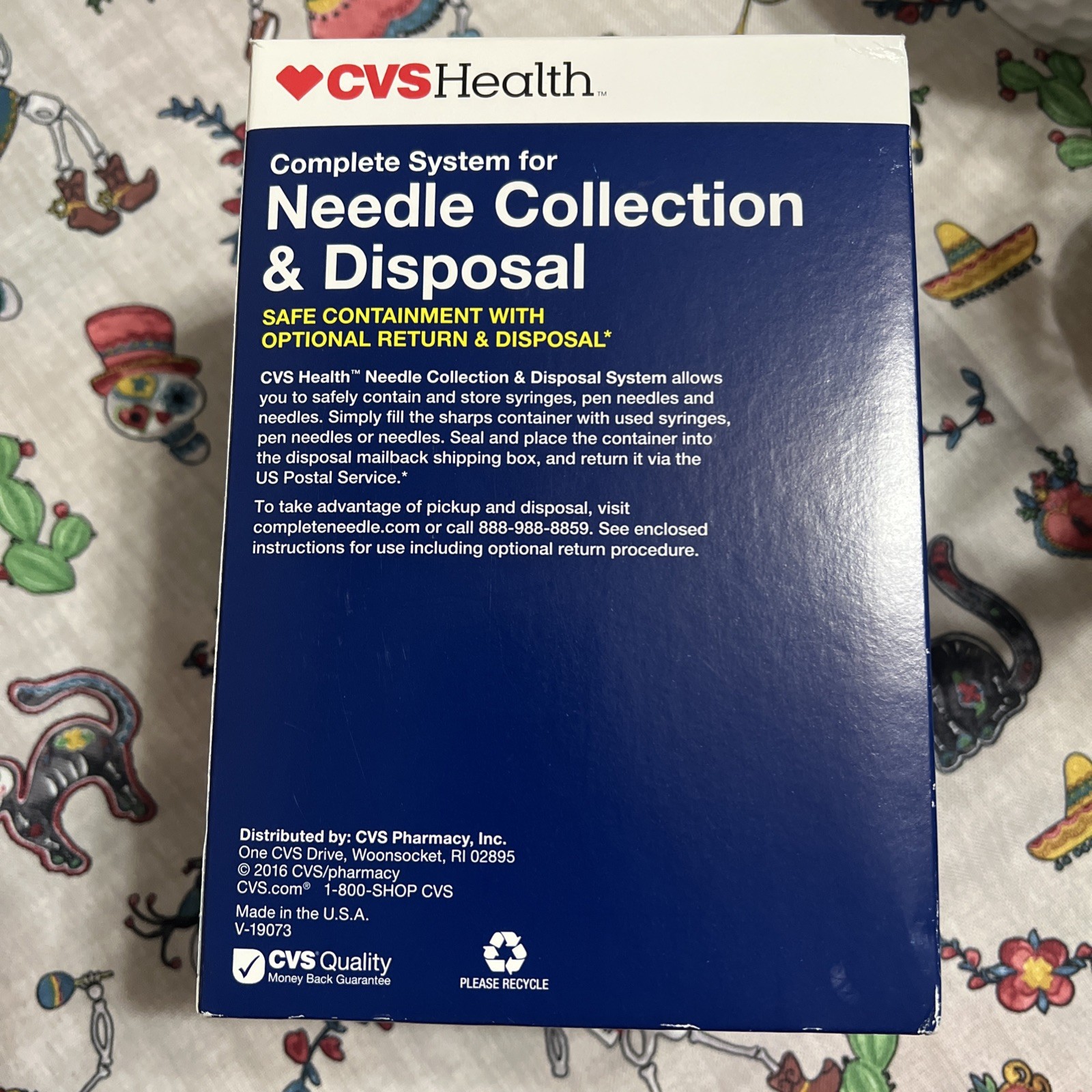 Complete System For Needle Collection & Disposal CVS Health