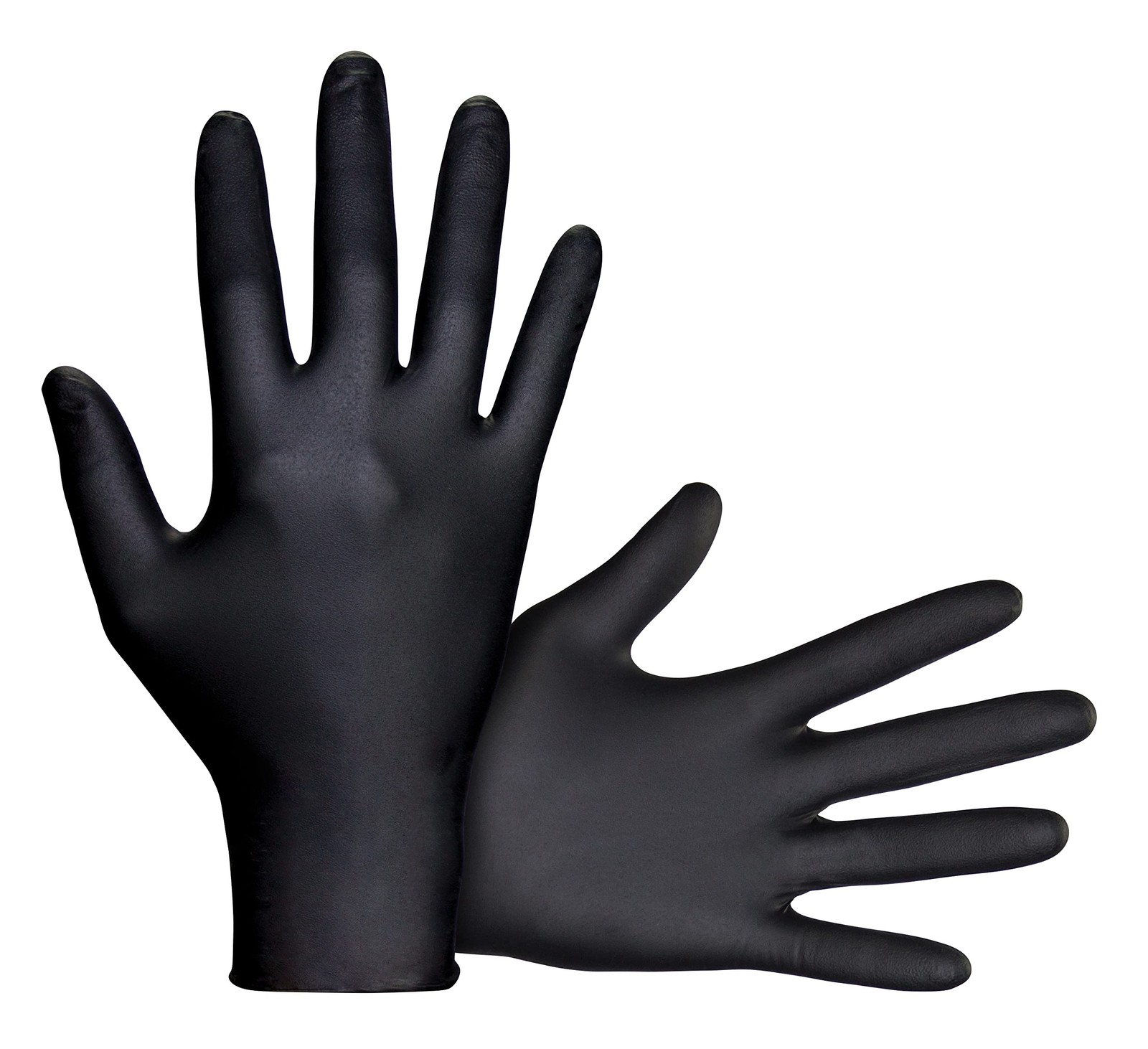 SAS Safety 66518 Raven Powder-Free Disposable Large (Pack of 100), Black