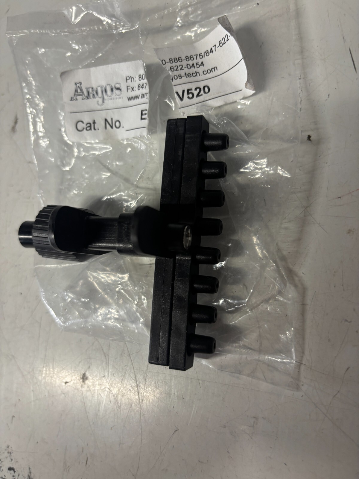 Argos Hand-E-Vac 8 Channel Adaptor EV520 8-Channel Plastic Adapter with Ejector