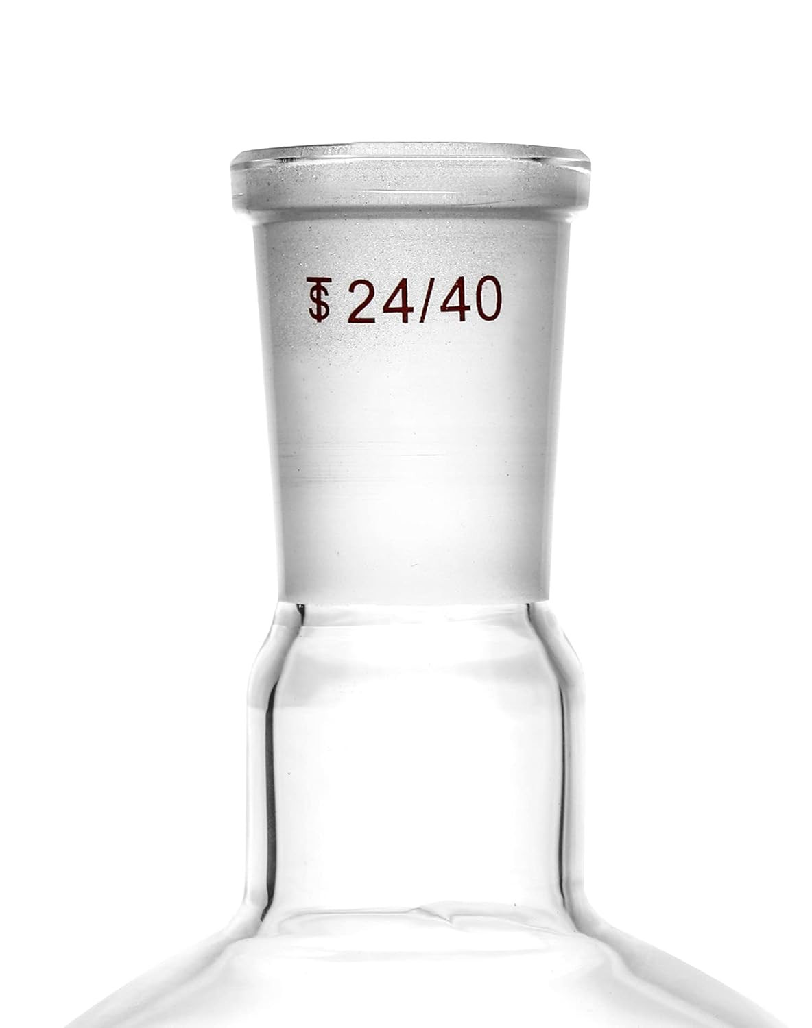 2 Pack 500ml Flat Bottom Boiling Flask 24/40 Lab Distillation Boro Glassware Set