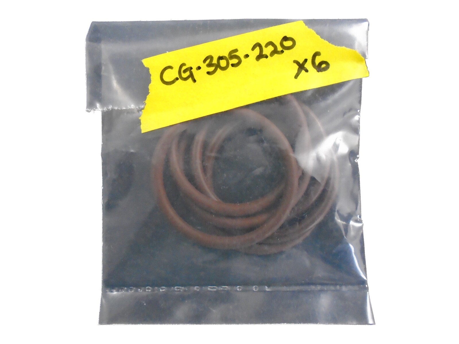 CHEMGLASS Viton O-Ring 220 Brown 75 Durometer CG-305-220 6/Pk