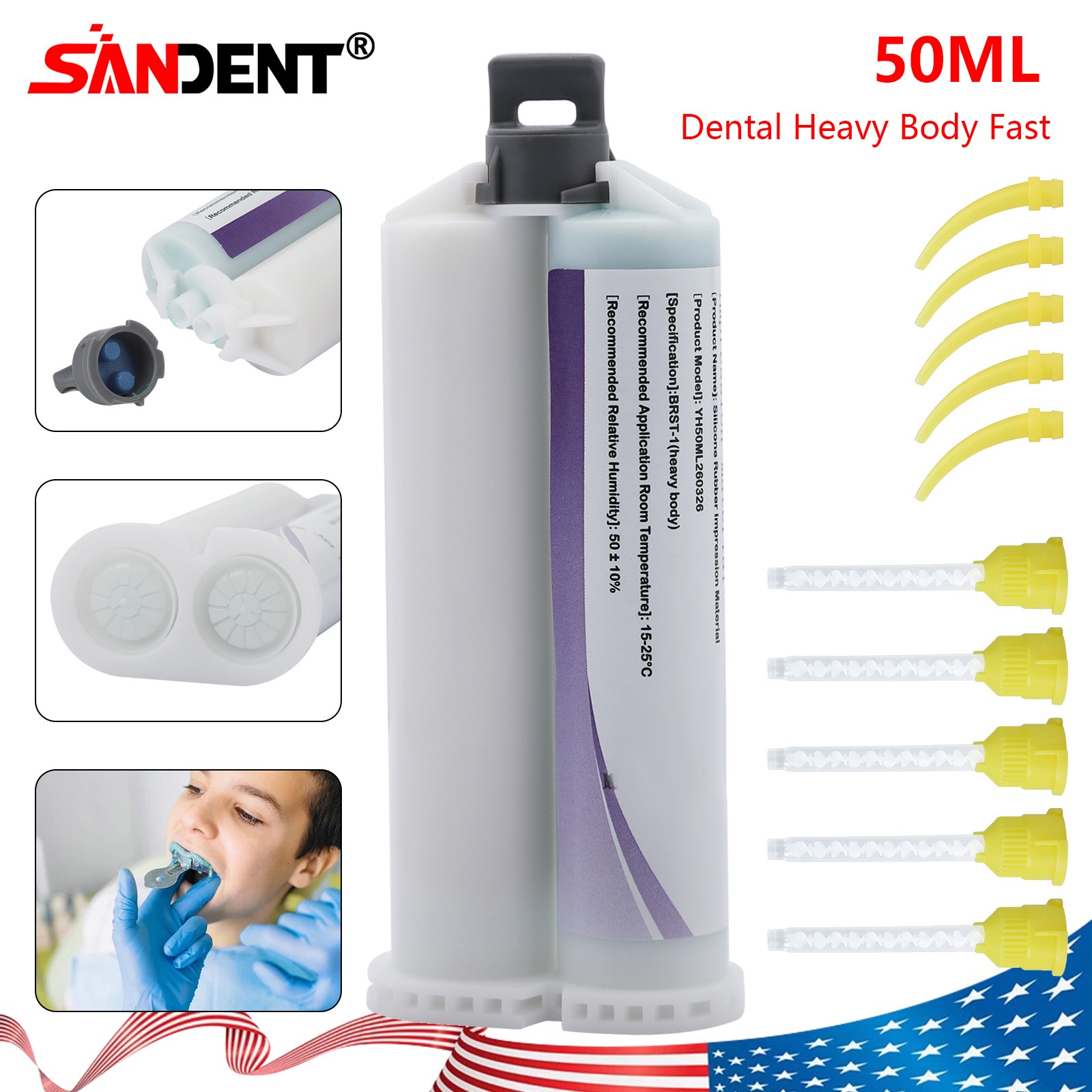 Dental PVS VPS Impression Material Putty/Heavy/Light Body-Fast Set