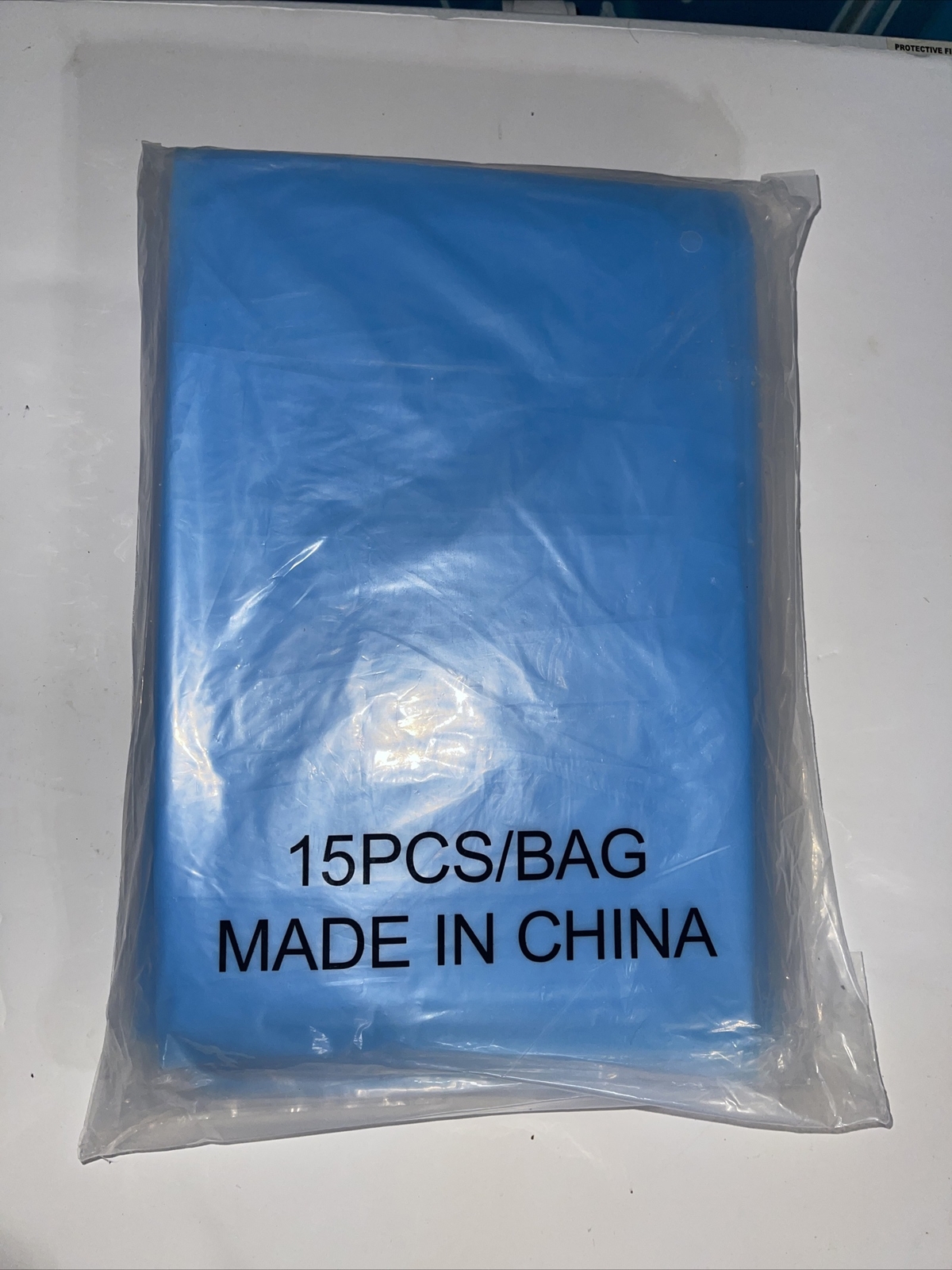 15-Pack Polyethylene Isolation Gowns – Level 1 Non-Surgical Blue (Model LSP7607-