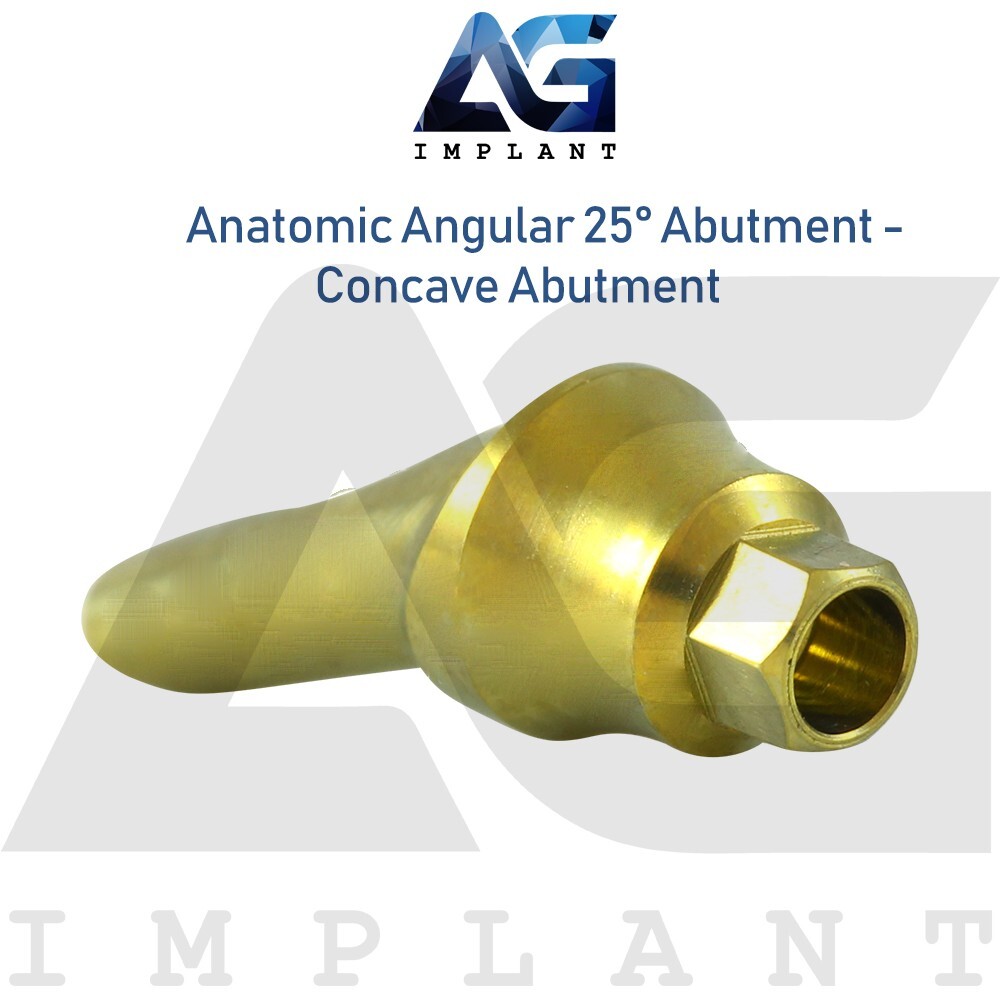 5 Anatomic Angular Concave Abtment 25° Titanium Internal Hex