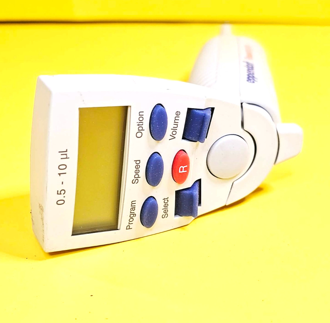⚡UNTESTED⚡EPPENDORF RESEARCH PRO 0.5-10µL ul AIR-DISPLACEMENT MICROPIPETTE LCD⚡