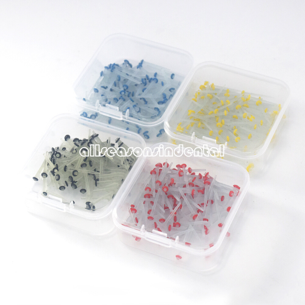 100 Pcs Dental Endo Quartz Fiber Post Straight/Screw Restorative Posts 1.0-1.8mm