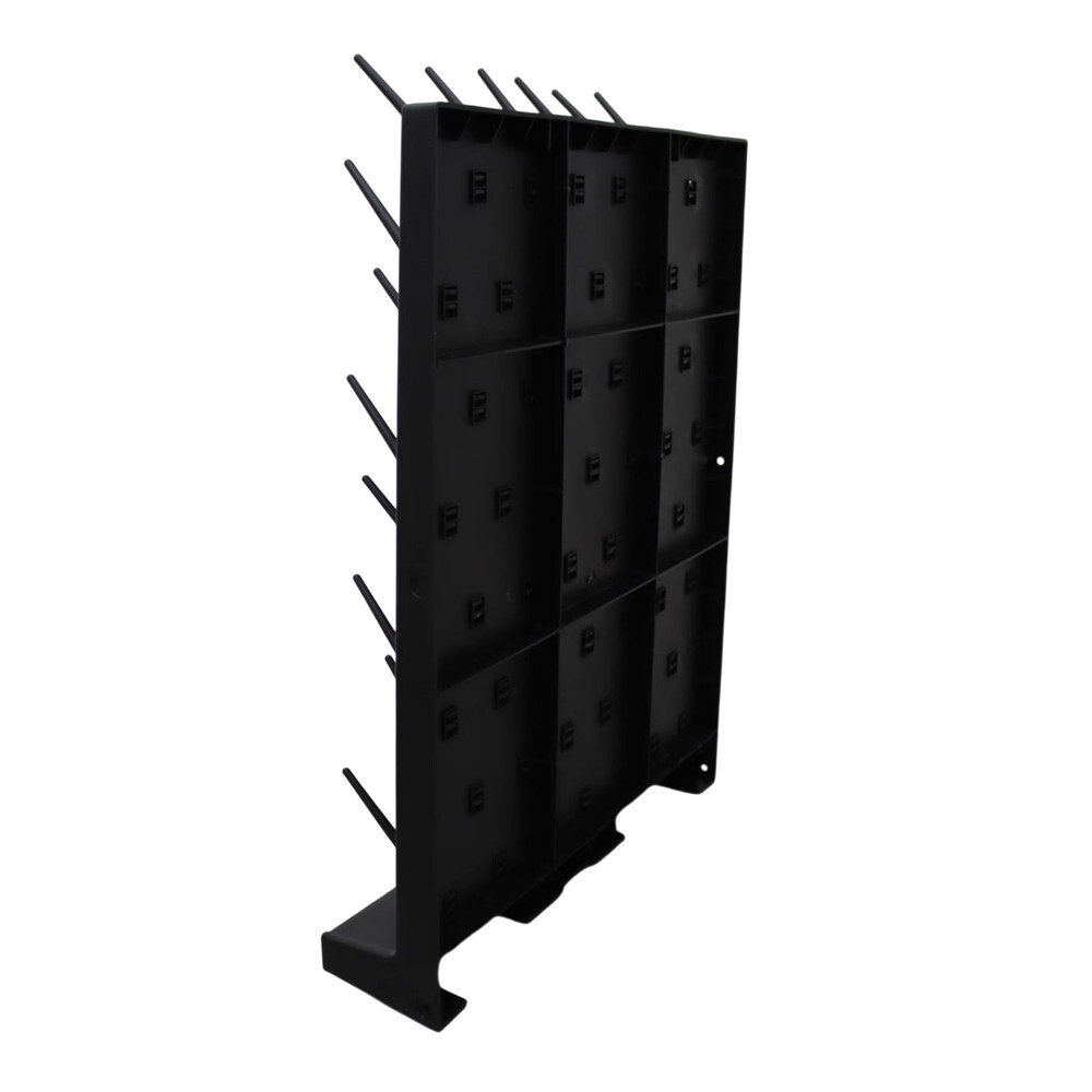 52-Pegs PP Drying Rack Single Side Cleaning Board for Test Tubes Flasks Draining