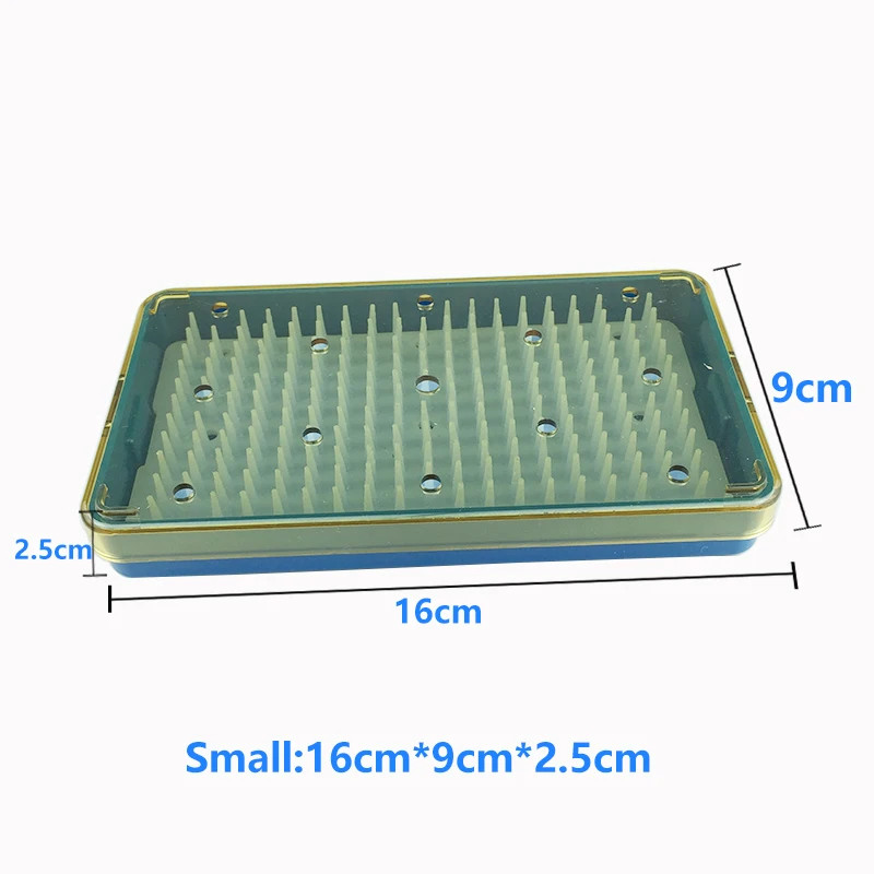 Silicone Sterilization Tray Case Disinfection Box Small Size for Instruments USA