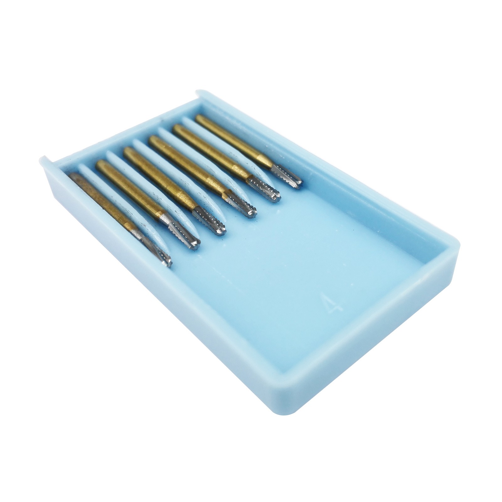 Dental High Speed Handpiece Tungsten Steel Crown Metal Cutting Burs FG-1957/1958