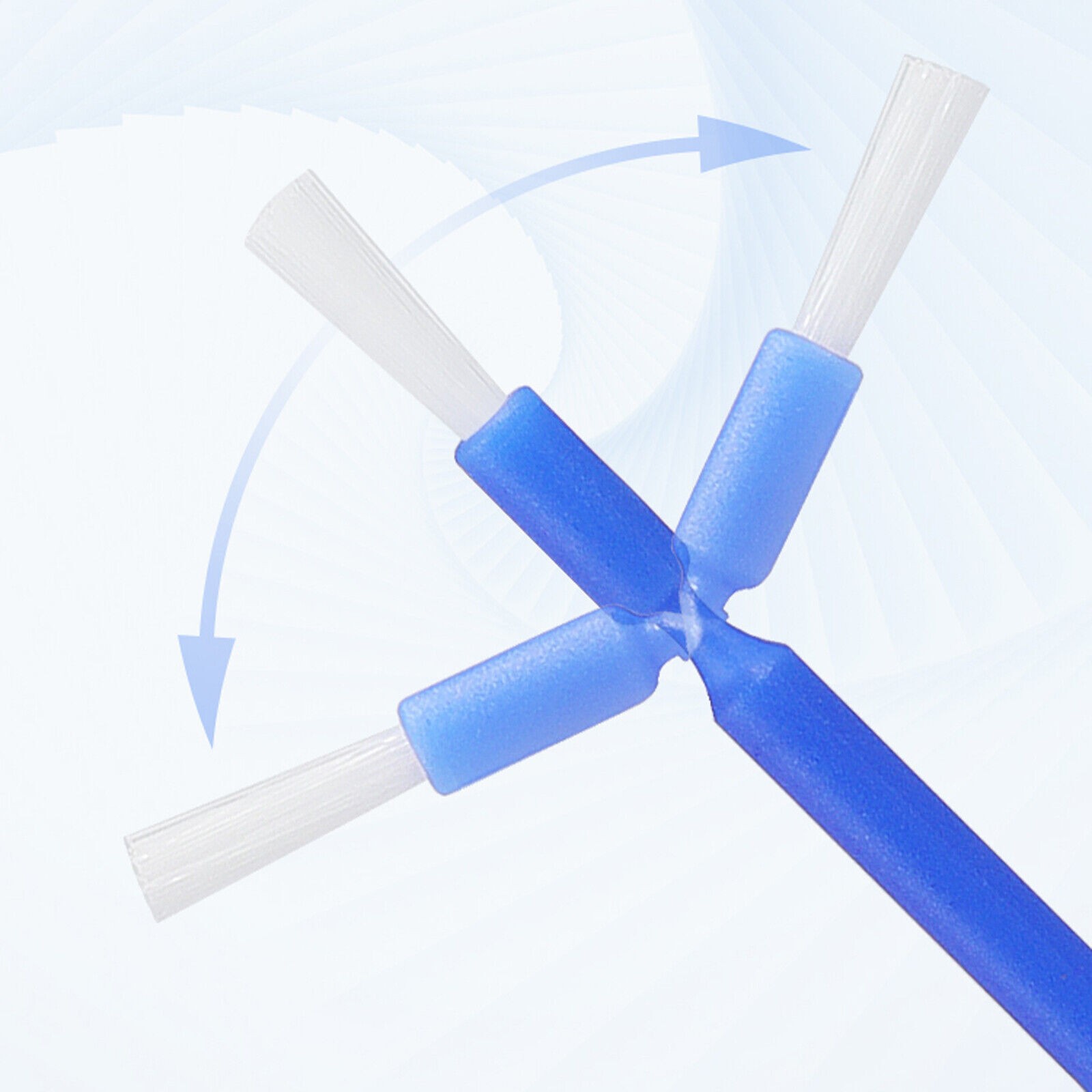 100 Pcs/Pack Dental Disposable Single Gingival Brushs Micro Applicator Blue/Pink