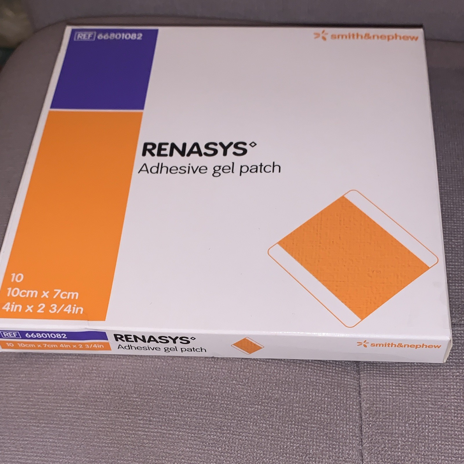 Smith & Nephew RENASYS Adhesive Gel Patch Wound Dressing 10cm x 7cm 66801082