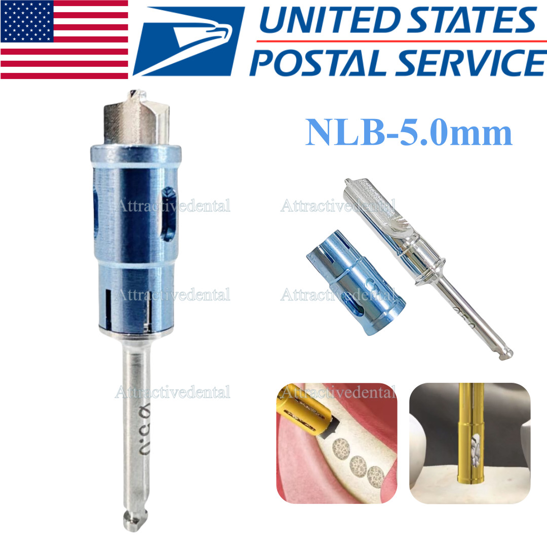 Dental Harvest Drill Self Bone Collector With Stopper GBR NLB ∅5.0mm Drill USA