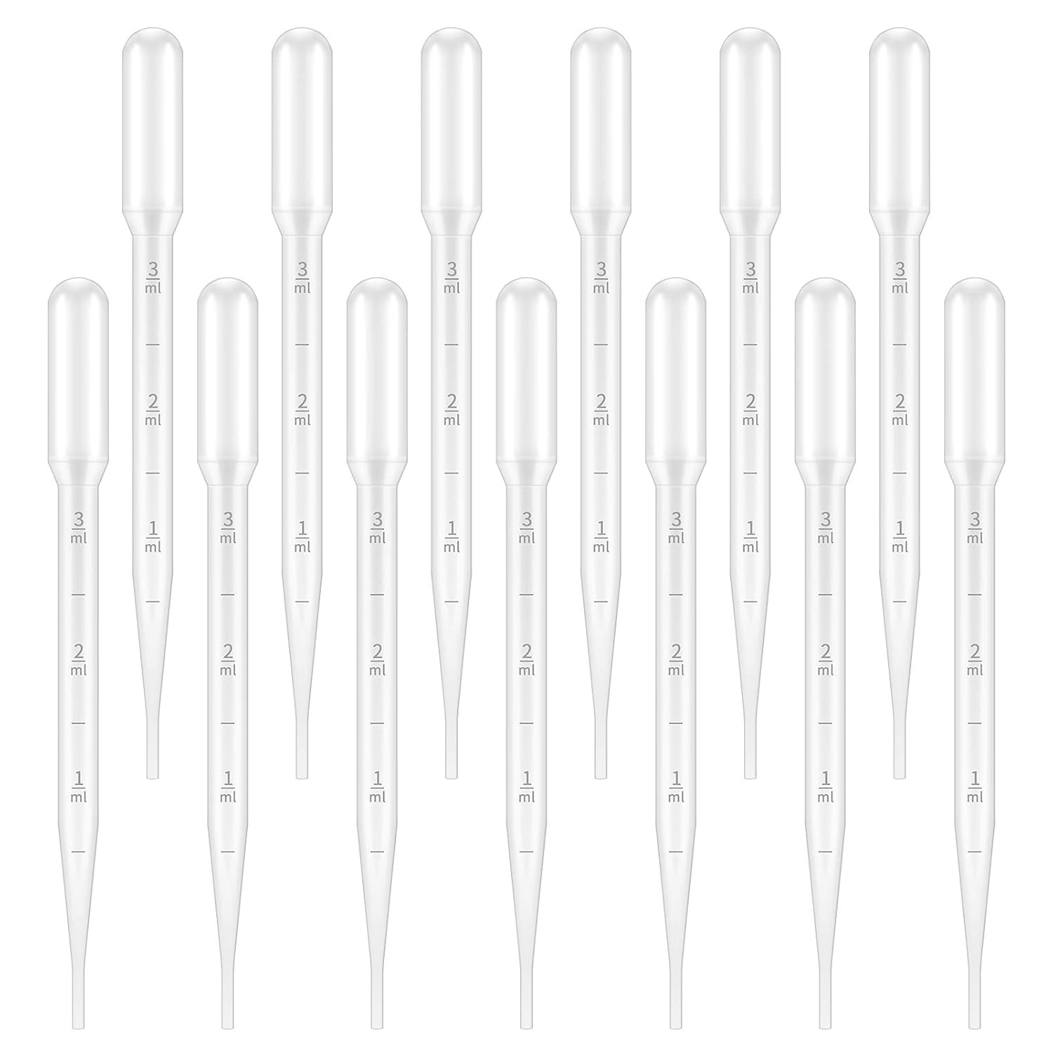 Versatile 100PCS 3ml Disposable Pipettes – Ideal for Kids’ Experiments & Crafts