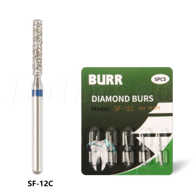 100 Types Dental FG Diamond Burs For High Speed Handpiece Friction Grip 50pcs