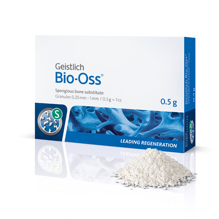 Geistlich Bio-Oss Small Granules 1 mm-2 mm/0.5g=1.5cc Collagen Graft Material
