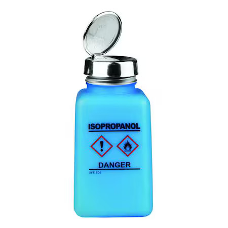 Menda 35735 Dispensing Ipa Bottle, 6 Oz., Hdpe, Blue
