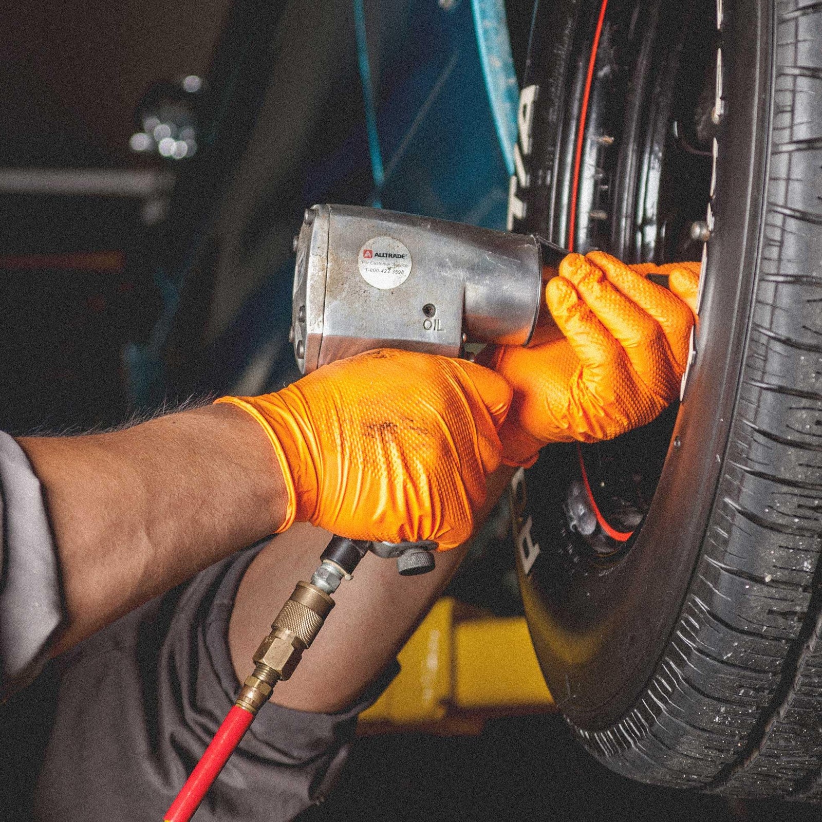 Monkey Wrench Watson Gloves Green Monkey 6 Mil Heavyweight Disposable Nitrile