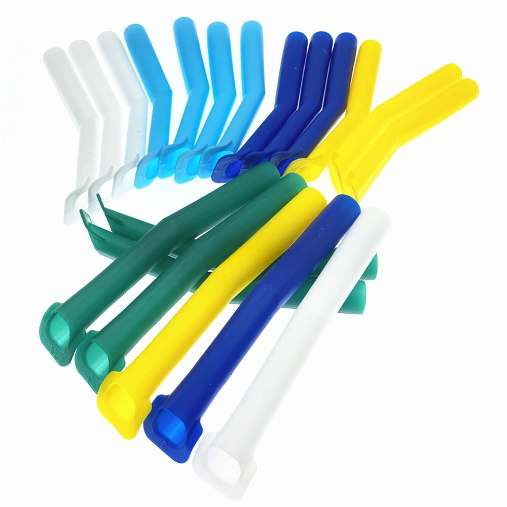 New Dental High Volume Suction Tips Duckbill Evacuation Tips 15mm