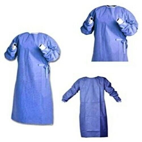 Sterile Disposable Surgical Gown SMMS material 10pcs – 1pack of 10