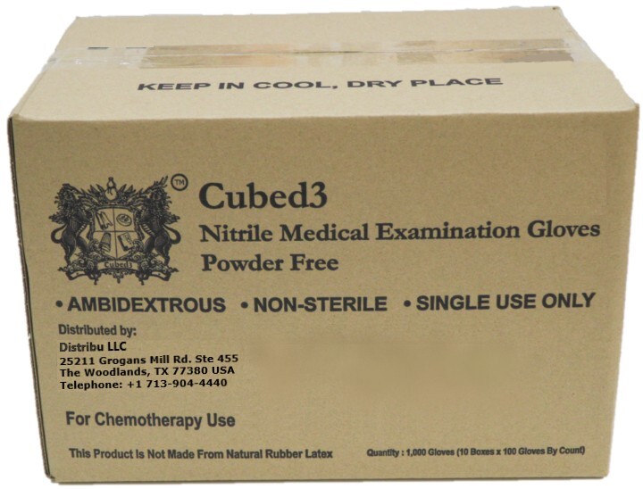 4.3 Mil TRUE Blue Nitrile Exam Gloves 10/100 cs Size: Small