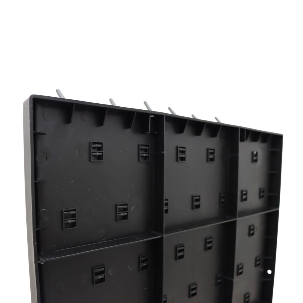 52-Pegs PP Drying Rack Single Side Cleaning Board for Test Tubes Flasks Draining
