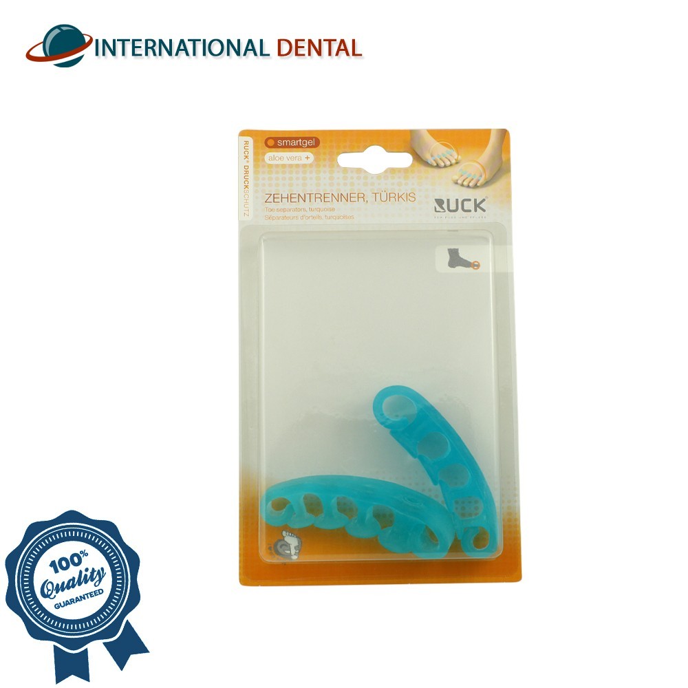 RUCK Toe Separators Silicone Gel Toe Spacers Foot Alignment Corrector Pedicure