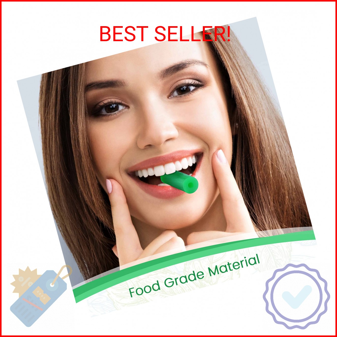 Aligner Chew for Invisalign Aligners – 20 Mint-Chew & 2 Removal Tools, Food-Grad