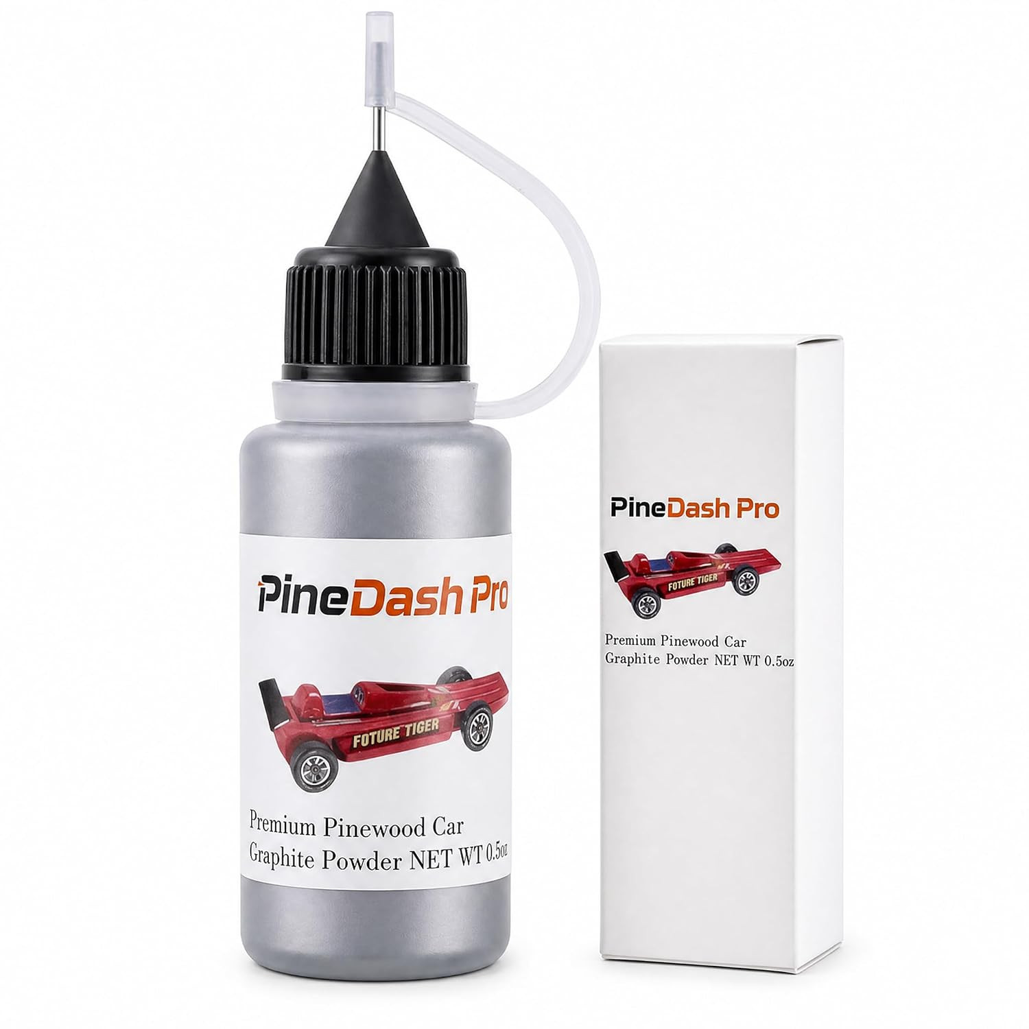 Graphite Powder 0.5OZ for Pinewood Car, Dry Graphite Lubricant for Derby Car, Po