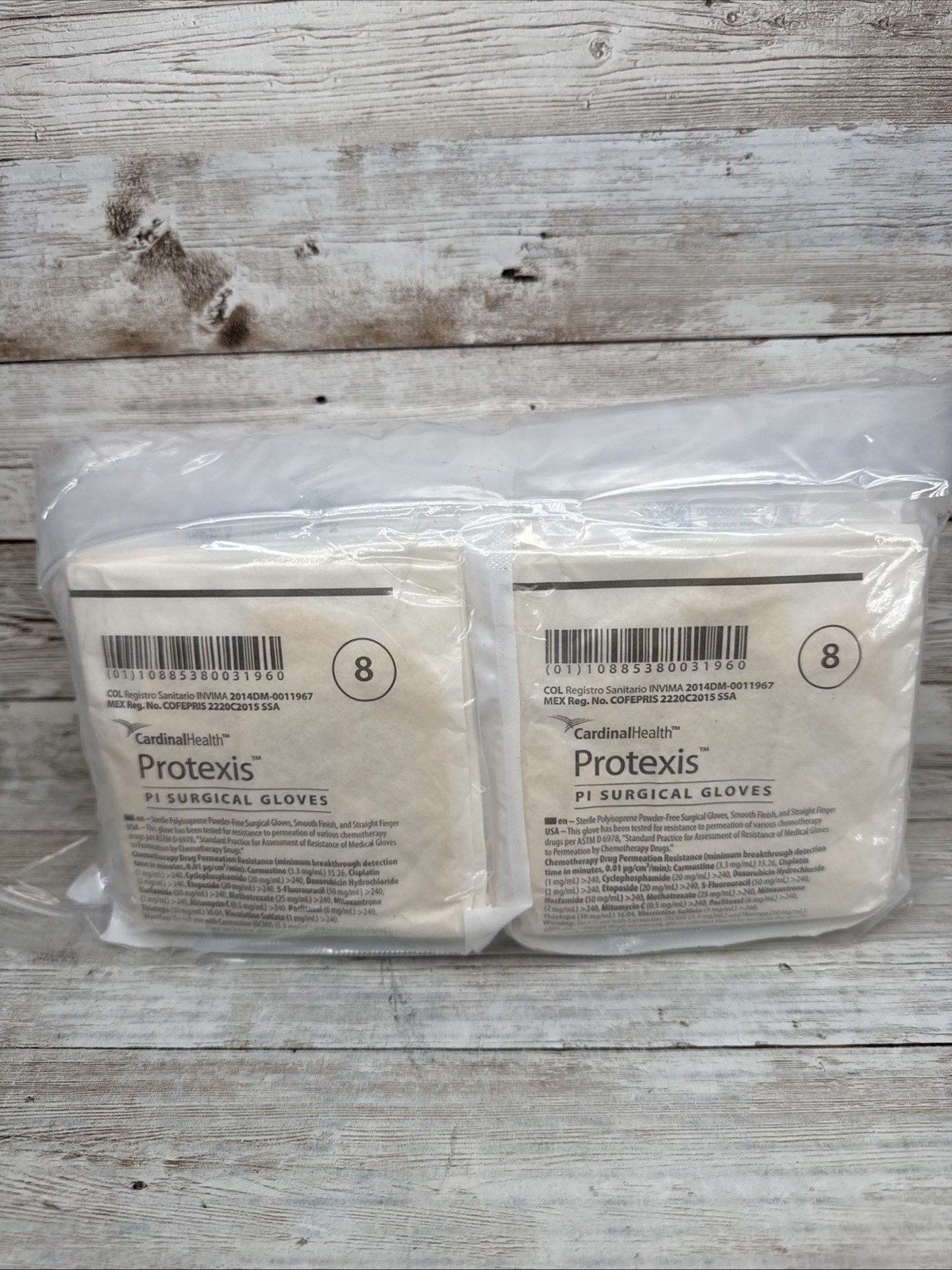 Protexis PI Polyisoprene Surgical Gloves Sterile *20 Pair* Size: 8 *See Dates*