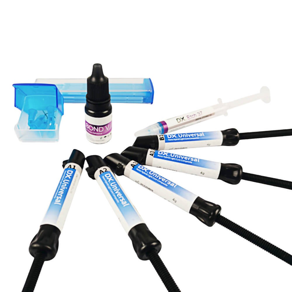 5 Shade Dental Composite Kit – Light Cure Universal A1 A2 A3 A3.5 B1 Restorative