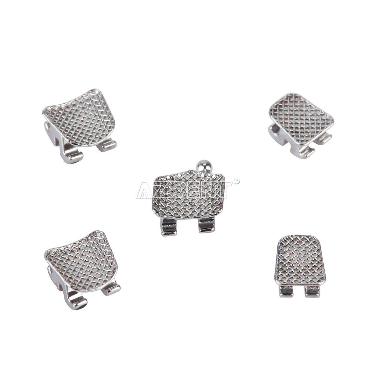 AZDENT Orthodontics Dental Brackets Braces Mini Roth Slot.022″ Hooks 3 Metal