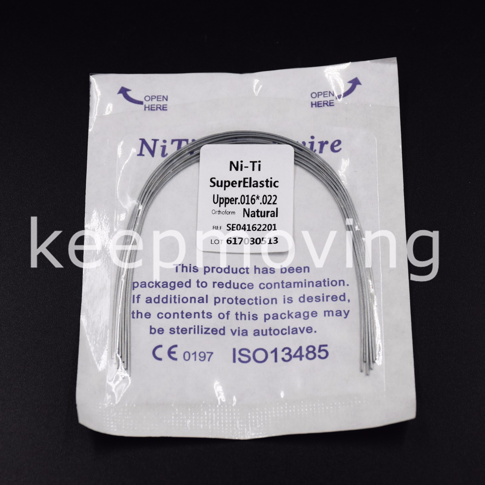 Super Elastic NITI Dental Rectangular Arch Wires Natural Upper/Lower All Size