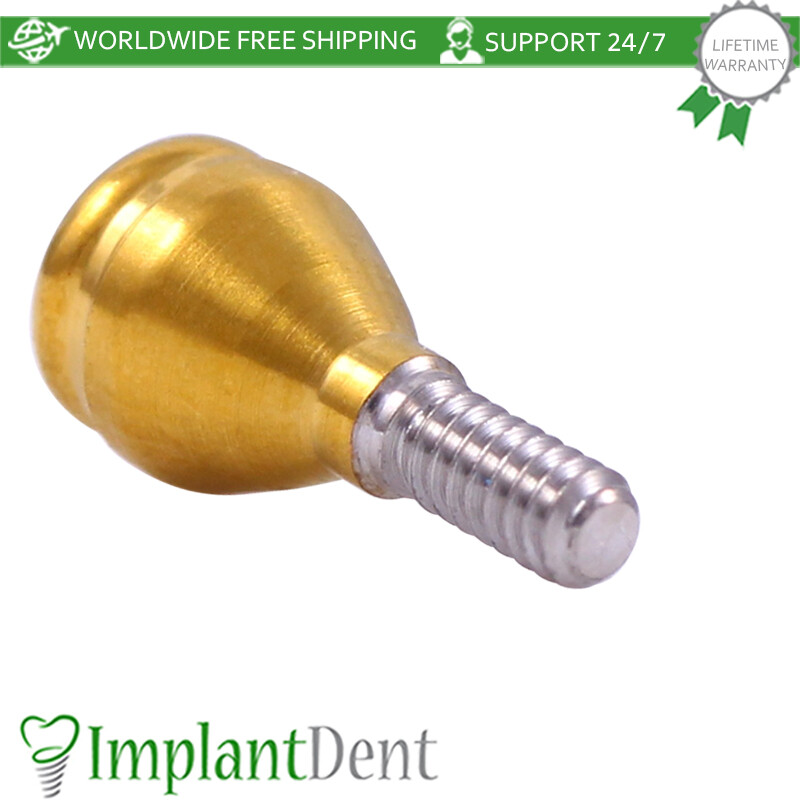 2x Slim Platform Loc In Attach ment Standard Silicone Set Dental Fixture Hex Lab