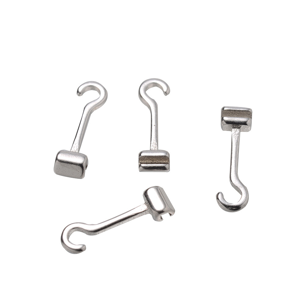 5Packs Orthodontic Crimpable Hooks Left/Right/Sliding/Spiral Cross/Double Tube