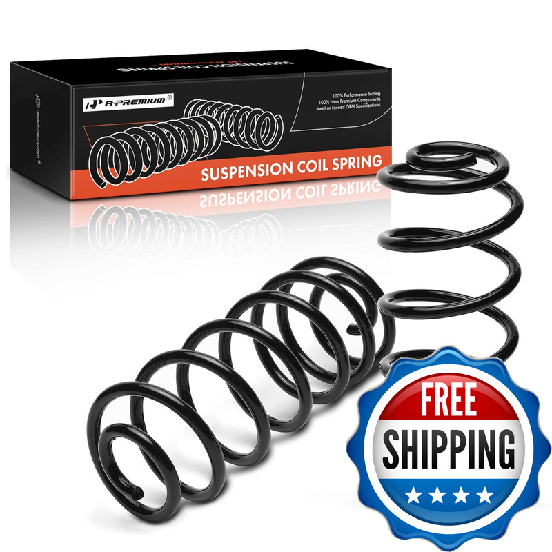 A-Premium 2Pcs Rear Suspension Coil Spring Set Compatible Chevrolet Malibu 2004