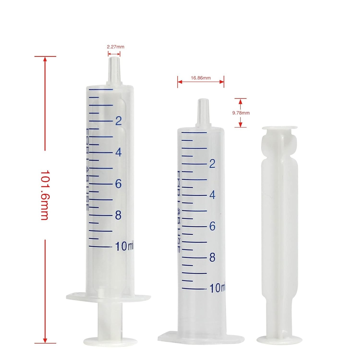 Versatile 12 Pack 10ml Plastic Syringes – Perfect for Crafts & Experiments